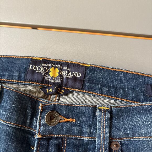 Lucky Brand Sofia Bootcut Jeans Womens 14/32 Blue Denim Stretch Mid-Rise Outdoor - Picture 5 of 13